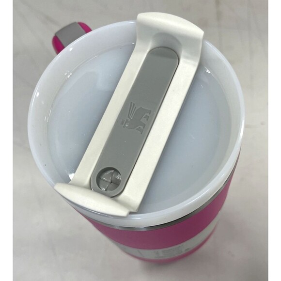 Stanley 40oz Quencher H2.0 FlowState Tumbler Rose Red Pink Sealed Cup NEW - Picture 8 of 8